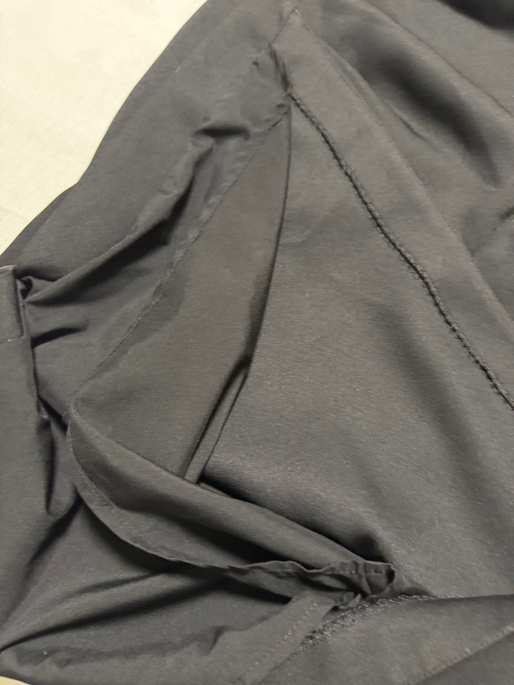 Milly Ally off Shoulder Cady Ruched Asymmetric Black One-Shoulder Cocktail Dress - Picture 11 of 12